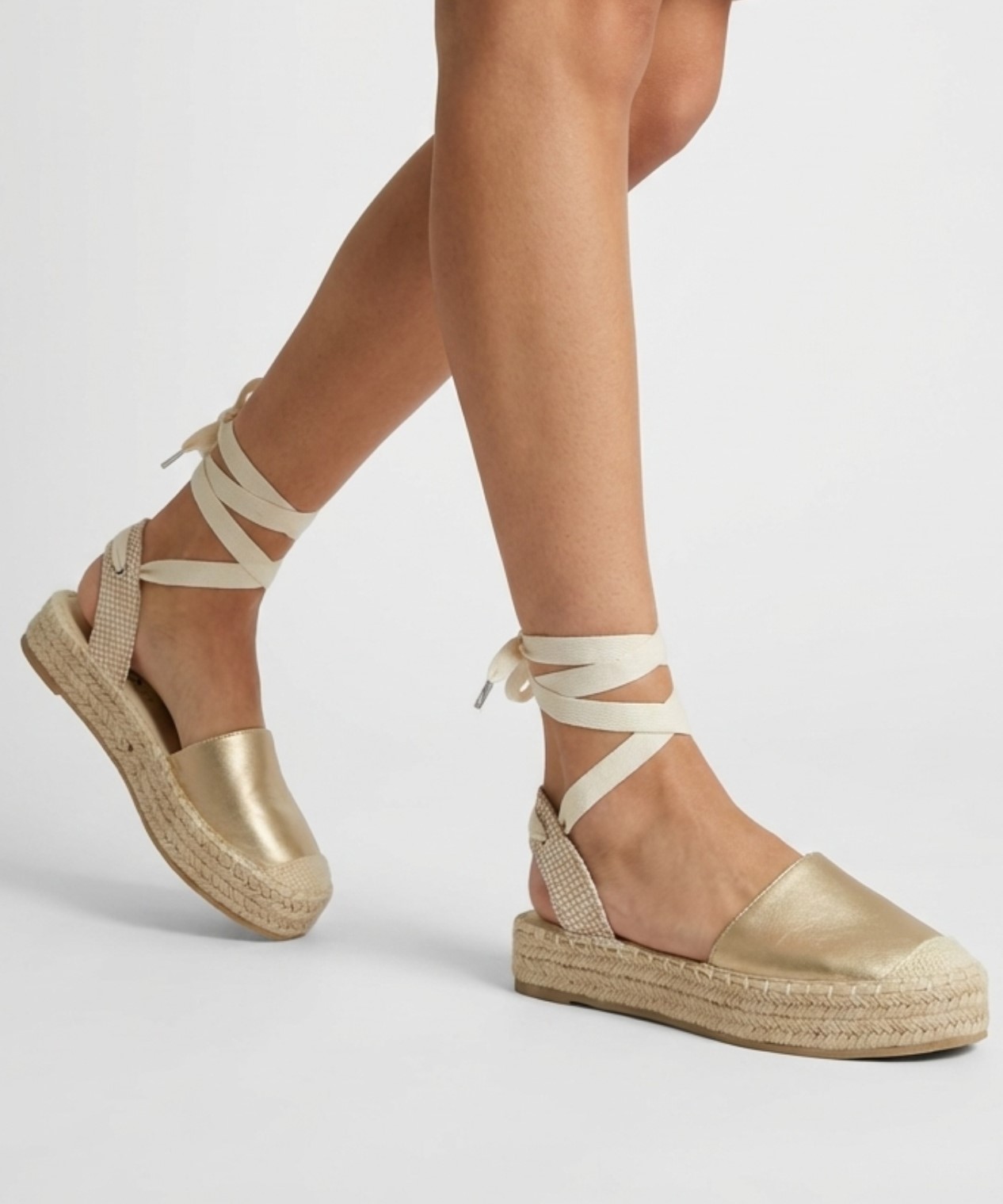 Alpargata plana atada image number null